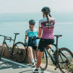 Alé Alé Women's Solid Blend Bib Shorts -Gore Wear Butik Al Women s Solid Blend Bib Shorts Bib Shorts Black White SS20 L20168467 01 2