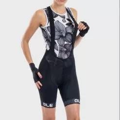 Alé Alé Women's Traguardo Bib Shorts -Gore Wear Butik Al Women s Traguardo Bib Shorts Bib Shorts Black White SS18 L11546718 04 1