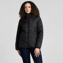 Craghoppers Women's Compresslite VI Hooded Jacket 15 Craghoppers Women's Compresslite VI Hooded Jacket -Gore Wear Butik CWN276 J8Z BlackDamson 01 1