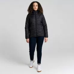 Craghoppers Women's Compresslite VI Hooded Jacket 22 Craghoppers Women's Compresslite VI Hooded Jacket -Gore Wear Butik CWN276 J8Z BlackDamson 03