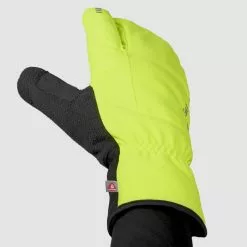 GripGrab Nordic 2 Hi-Vis Windproof Deep Winter Lobster Glov -Gore Wear Butik GripGrab Nordic 2 Hi Vis Windproof Deep Winter Lobster Glov Gloves Yellow Hi Vis AW22 2