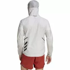 Adidas Terrex Agravic Windweave Jacket 10 Adidas Terrex Agravic Windweave Jacket -Gore Wear Butik HA7538 5 APPAREL On Model Back View white
