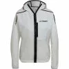 Adidas Terrex Women's Agravic Weave Jacket 2 Adidas Terrex Women's Agravic Weave Jacket -Gore Wear Butik HA7541 1 APPAREL Photography Front View white