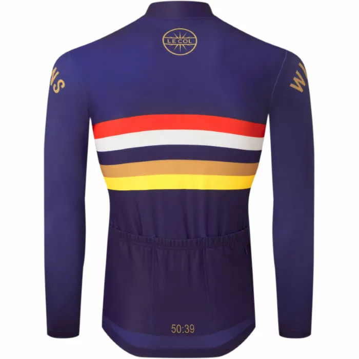 Le Col By Wiggins Aqua Zero LS Jersey 4 Le Col By Wiggins Aqua Zero LS Jersey - Billede 3