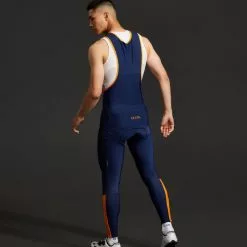Le Col Sport Bib Tights II 12 Le Col Sport Bib Tights II -Gore Wear Butik Le Col Sport Bib Tights II Bib Tights Navy Saffron AW22 SPRT64 S N 2